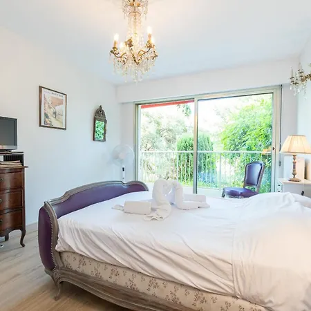 Sea View & Gardens In شقة أنتيب